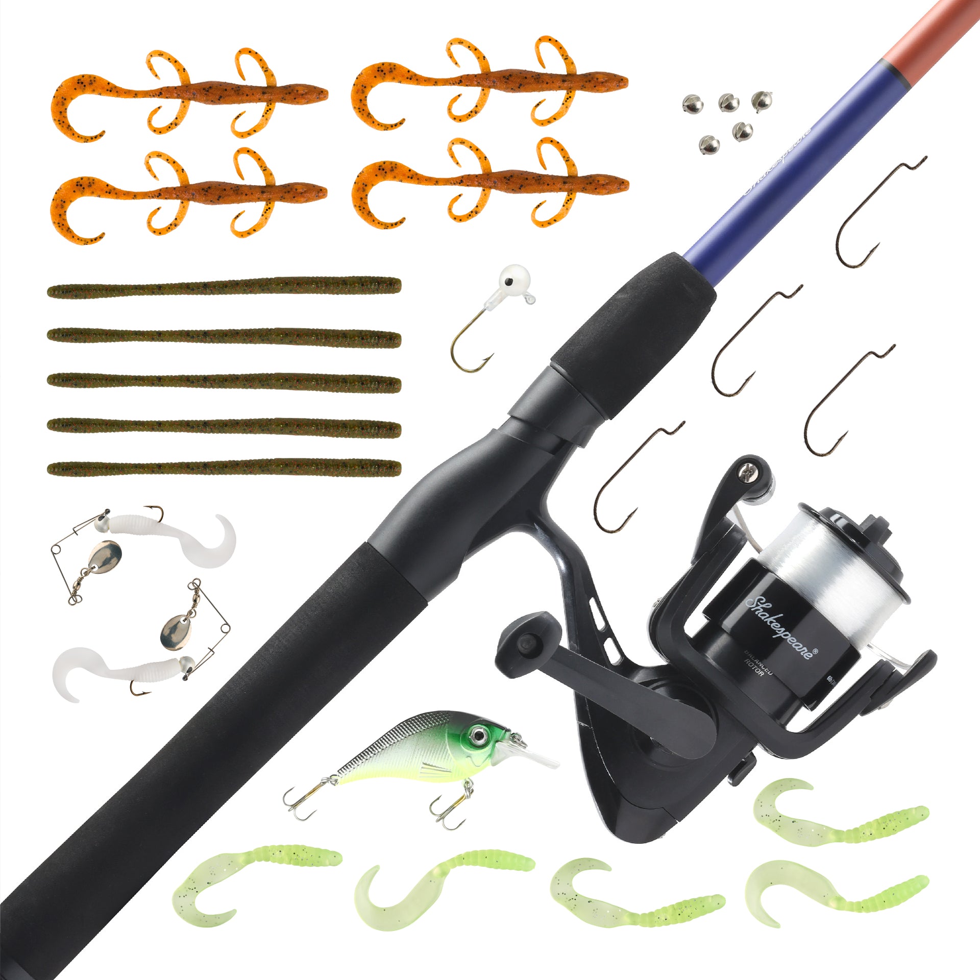 Catch More Fish™ Bass Spinning | Shakespeare