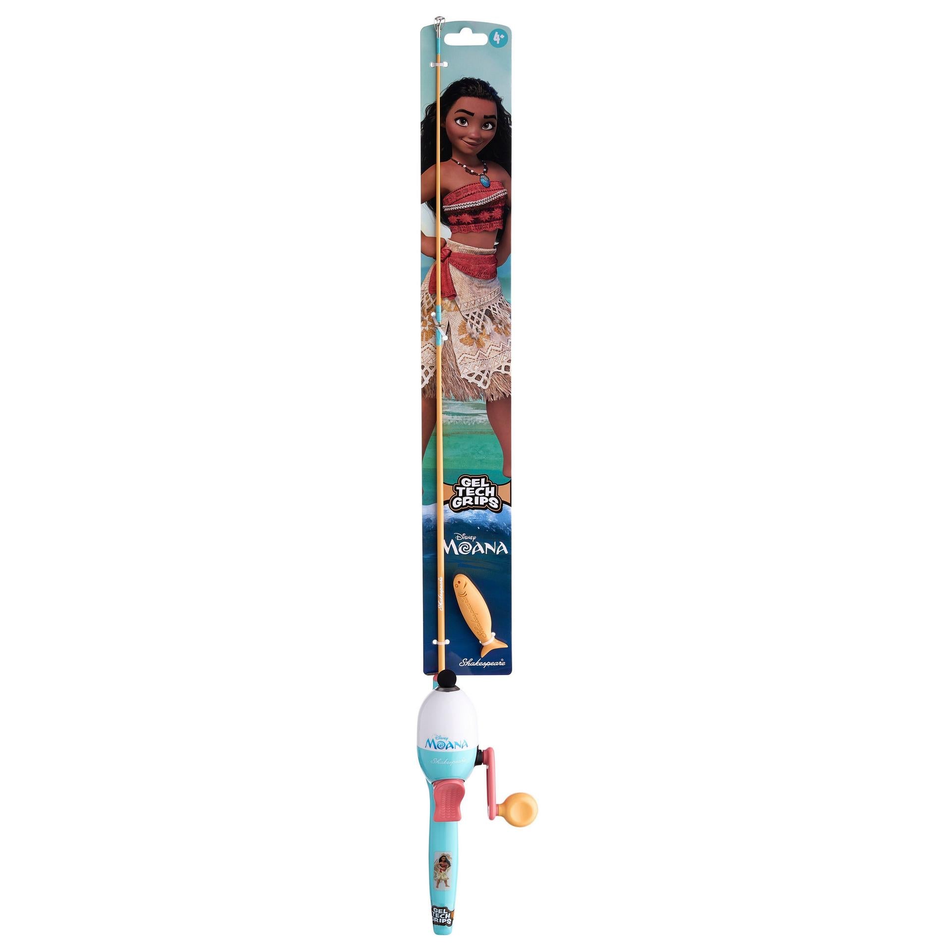 cocomelon fishing pole Shakespeare Kids Disney Moana Beginner Kit