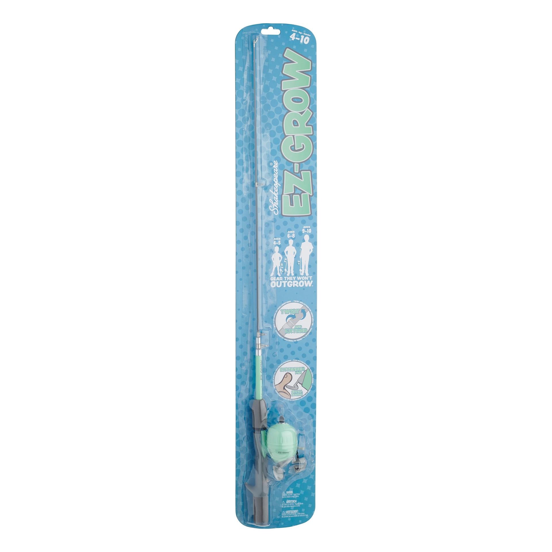 extended fishing pole Shakespeare Youth EZ-Grow Kit
