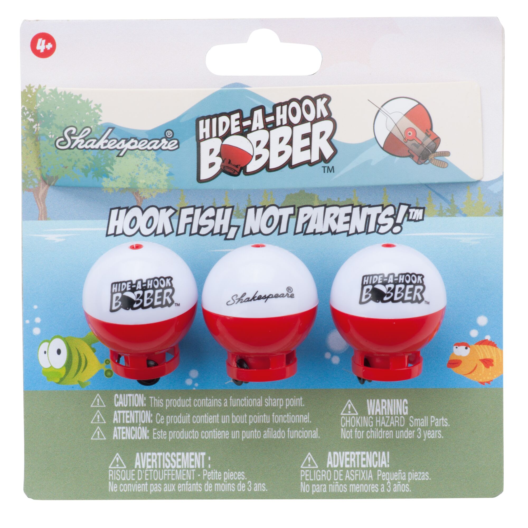 Shakespeare Hide-A-Hook Bobber (3-Pack)