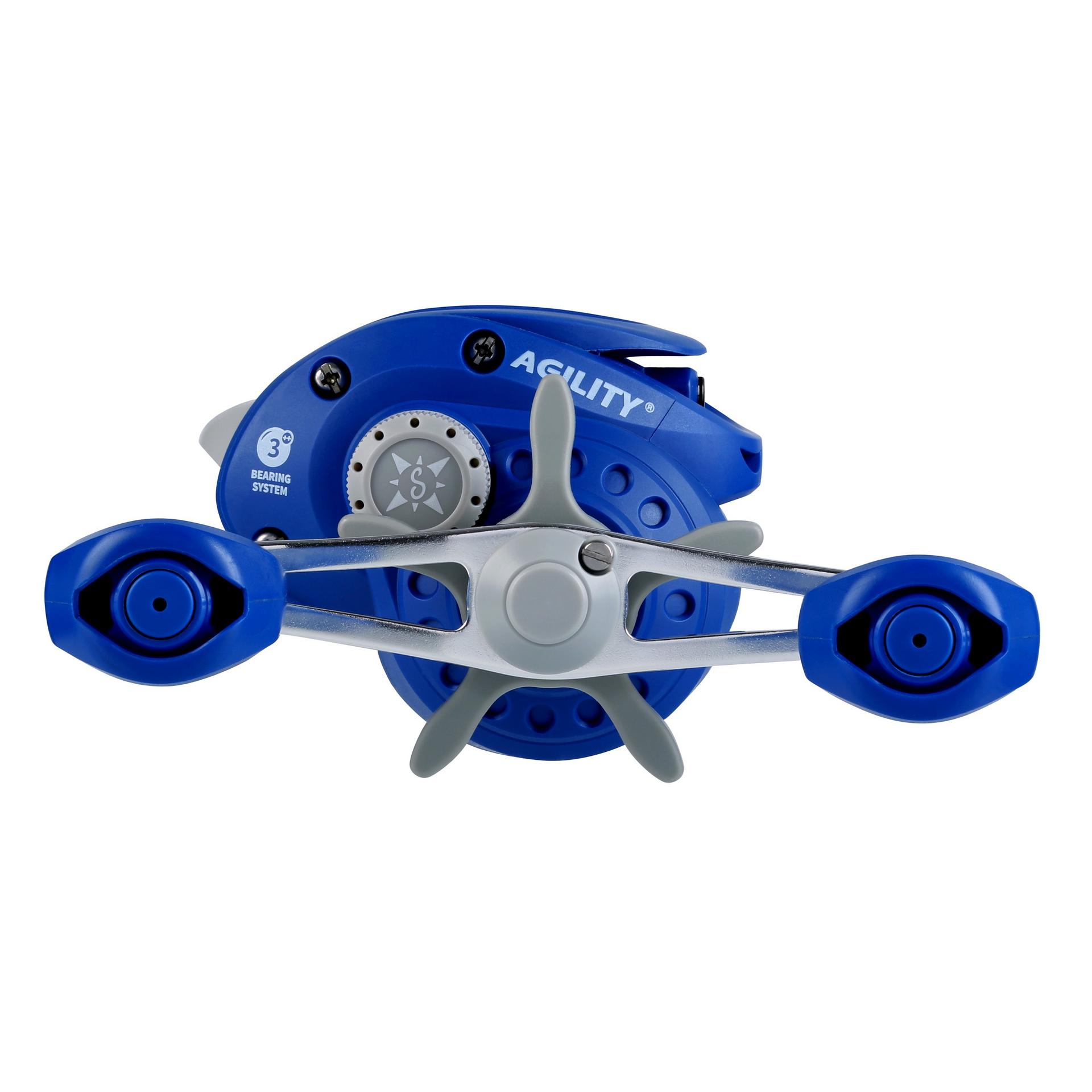 baitcaster reel for ice fishing Agility Low Profile Reel Left