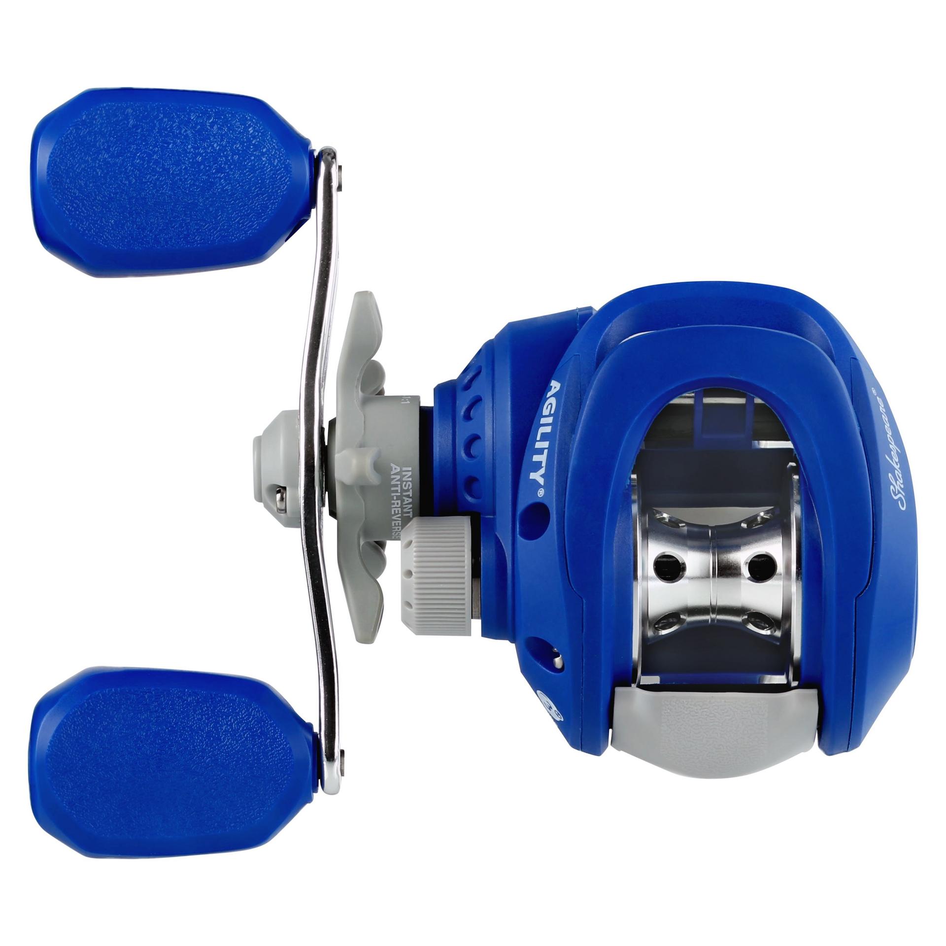 Shakespeare Agility Low Profile Fishing Reel, Left Hand
