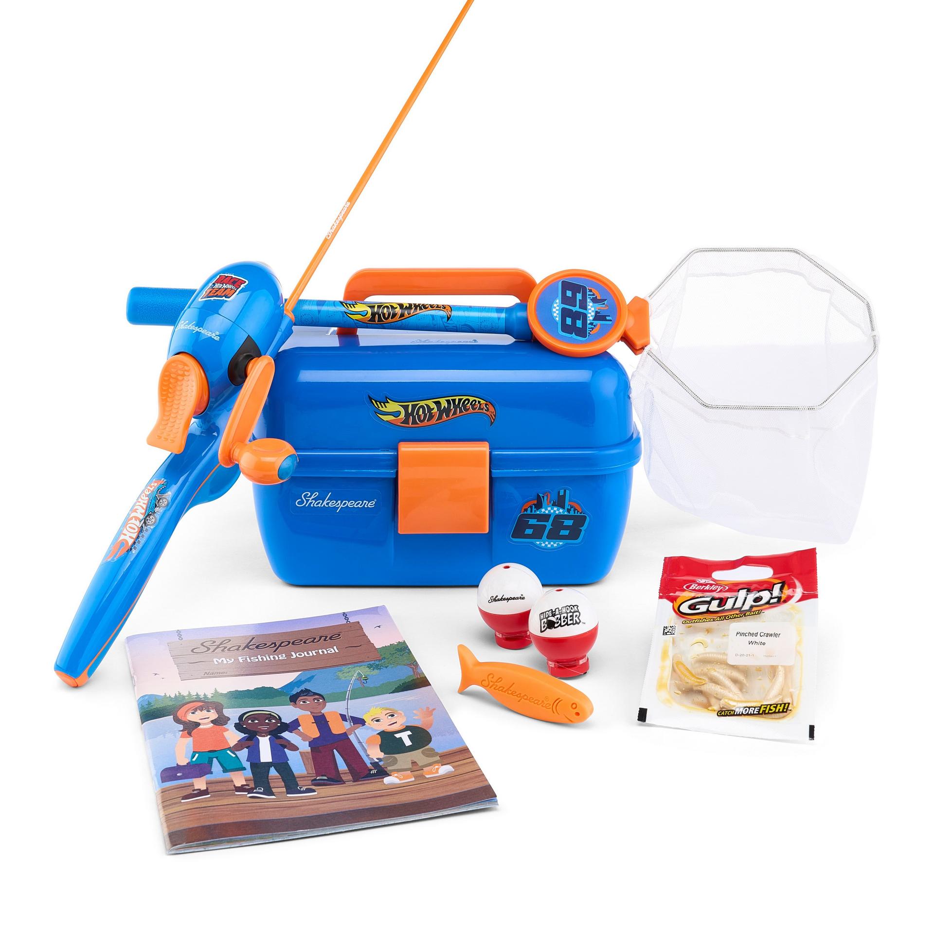 children's fishing accessories LEOFISHING Portable Kids Rod Set 2Pack Telescopic Fishing Poles for Boys and Girls Fishing Rod and Reel Combos with Full Kits Fishing Net and Bucket for Toddler Youth (Blue Let the adventure begin. Play22 Fishing Pole For Kids