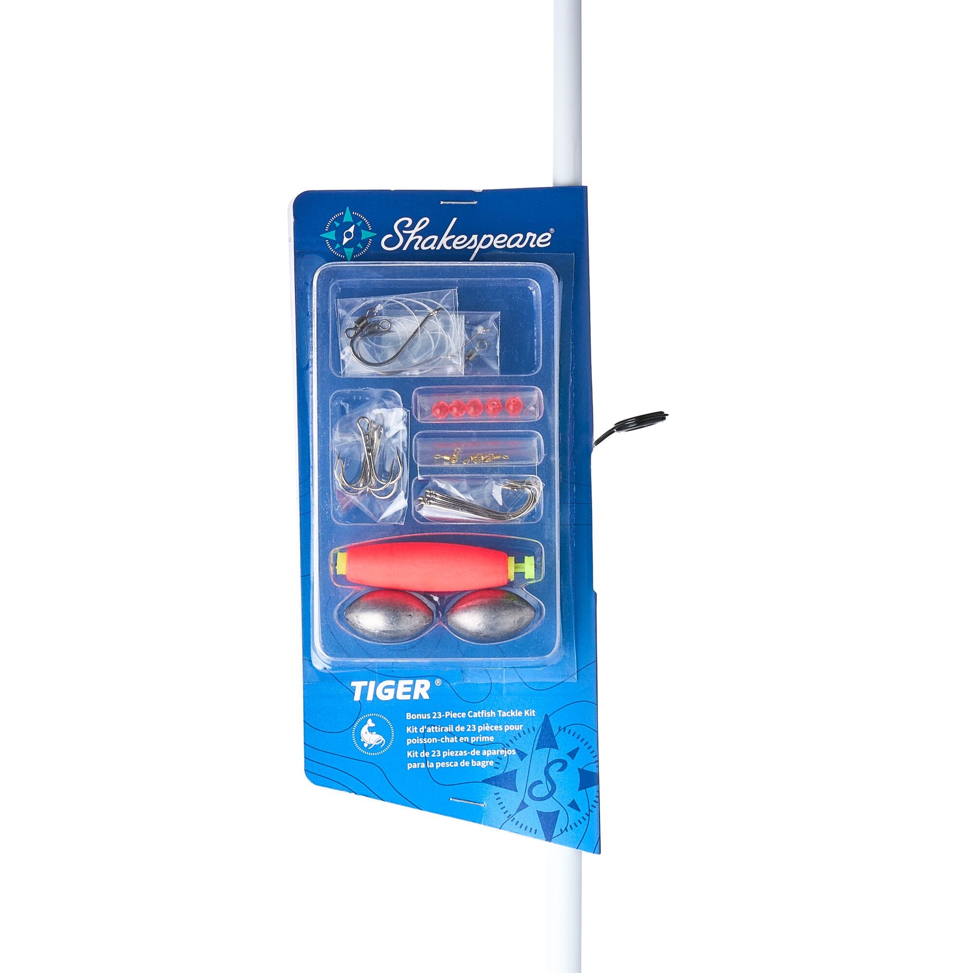 Shakespeare Tiger Spinning Catfish Combo Kit