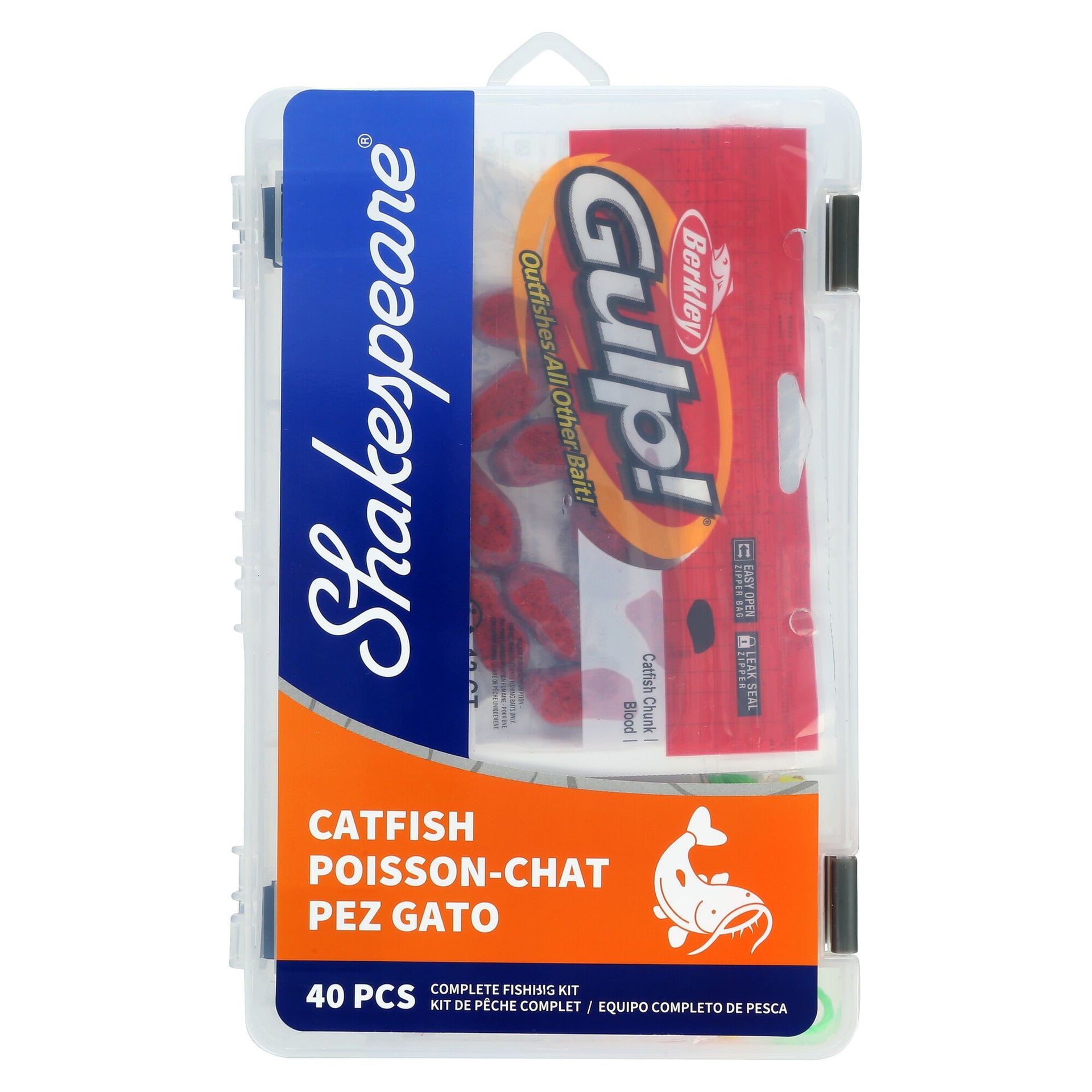 catfish tackle box kit 72 piece kg Catfishing Durable and Reliable Mini Catpack - 38 Piece