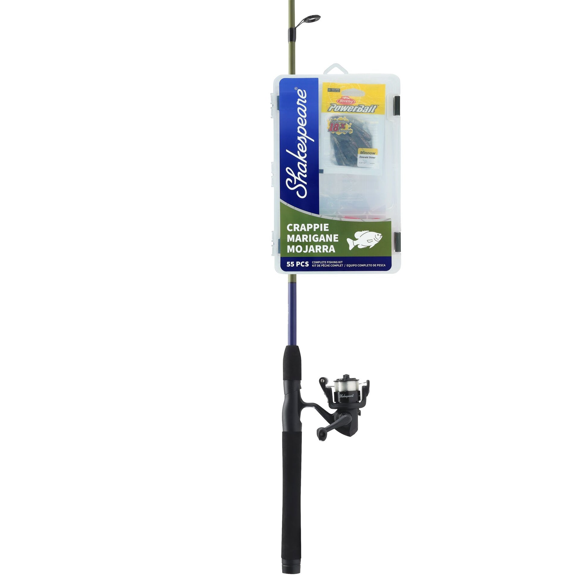 Shakespeare Catch More Fish Crappie Spinning Combo