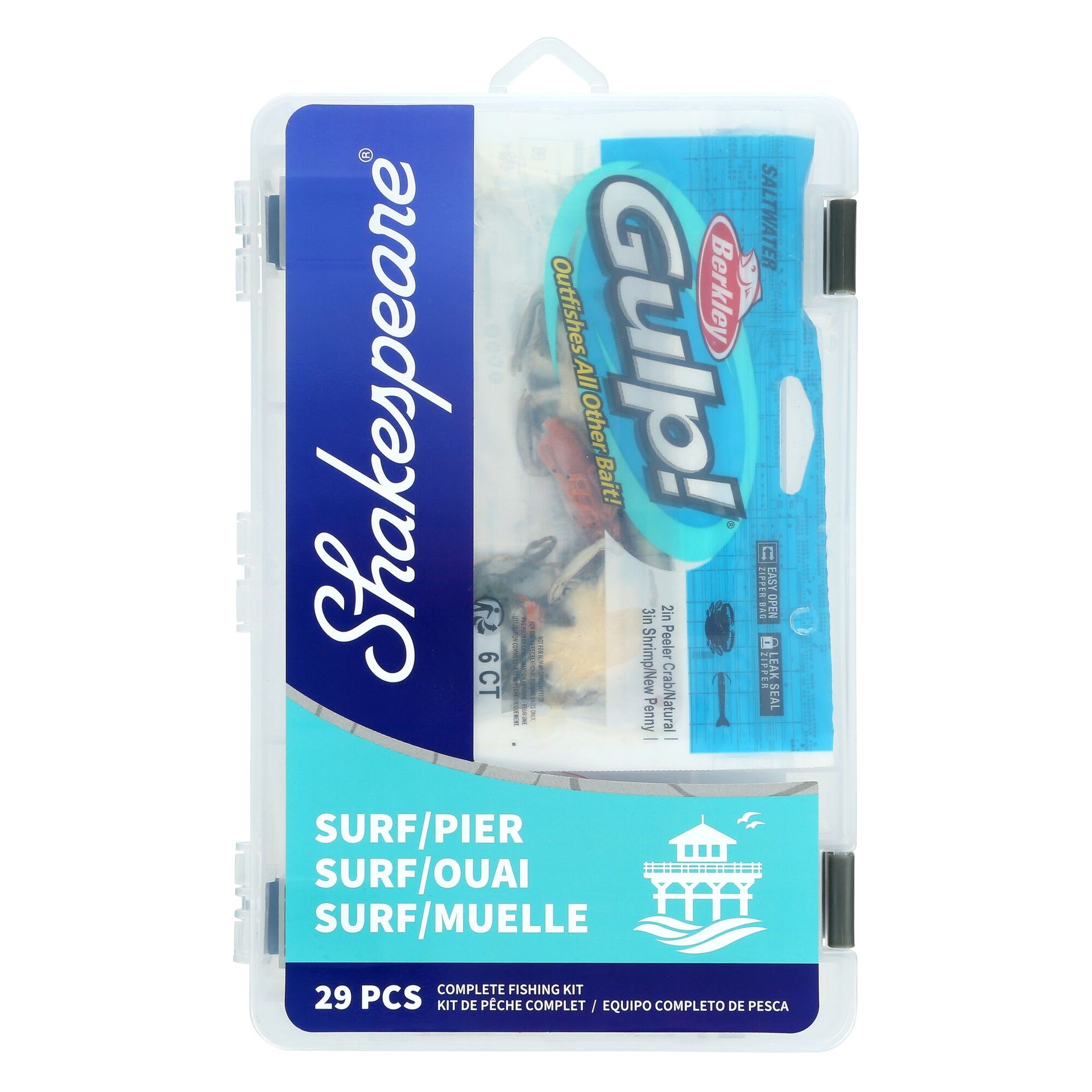gulp tackle box Shakespeare Catch More Fish Redfish Trout Kit more versatility and more value Goplus Large Tackle Box, Portable