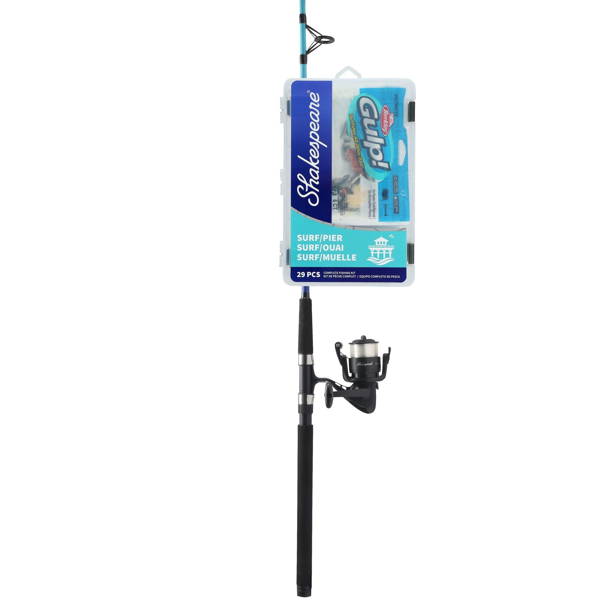 best rod and reel combo for saltwater pier fishing Dr.Fish Surf Combo, Fishing Gear Set, 12ft Surf Rod 9000 Spinning Reel 9+1 BB, Offshore Spinning Pole Kit Equipment Set Striper Pompano Flounder : Sports With a Shakespeare Catch More Fish Surf Pier combo Top 5 Saltwater Fishing Combos