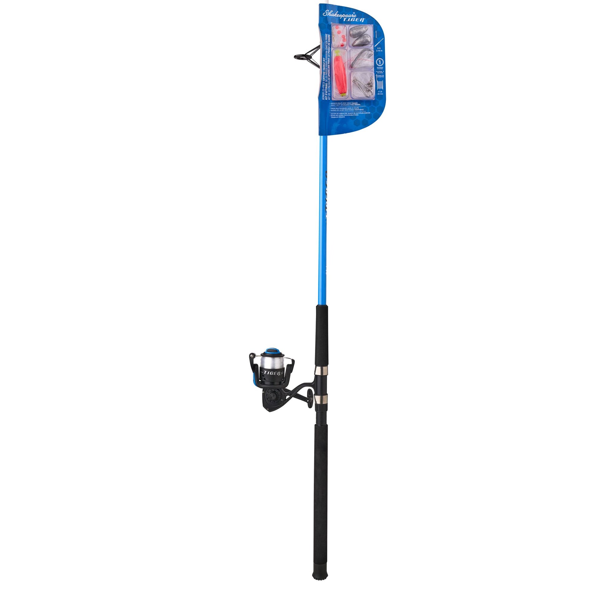 Shakespeare Tiger Spinning Catfish Combo Kit
